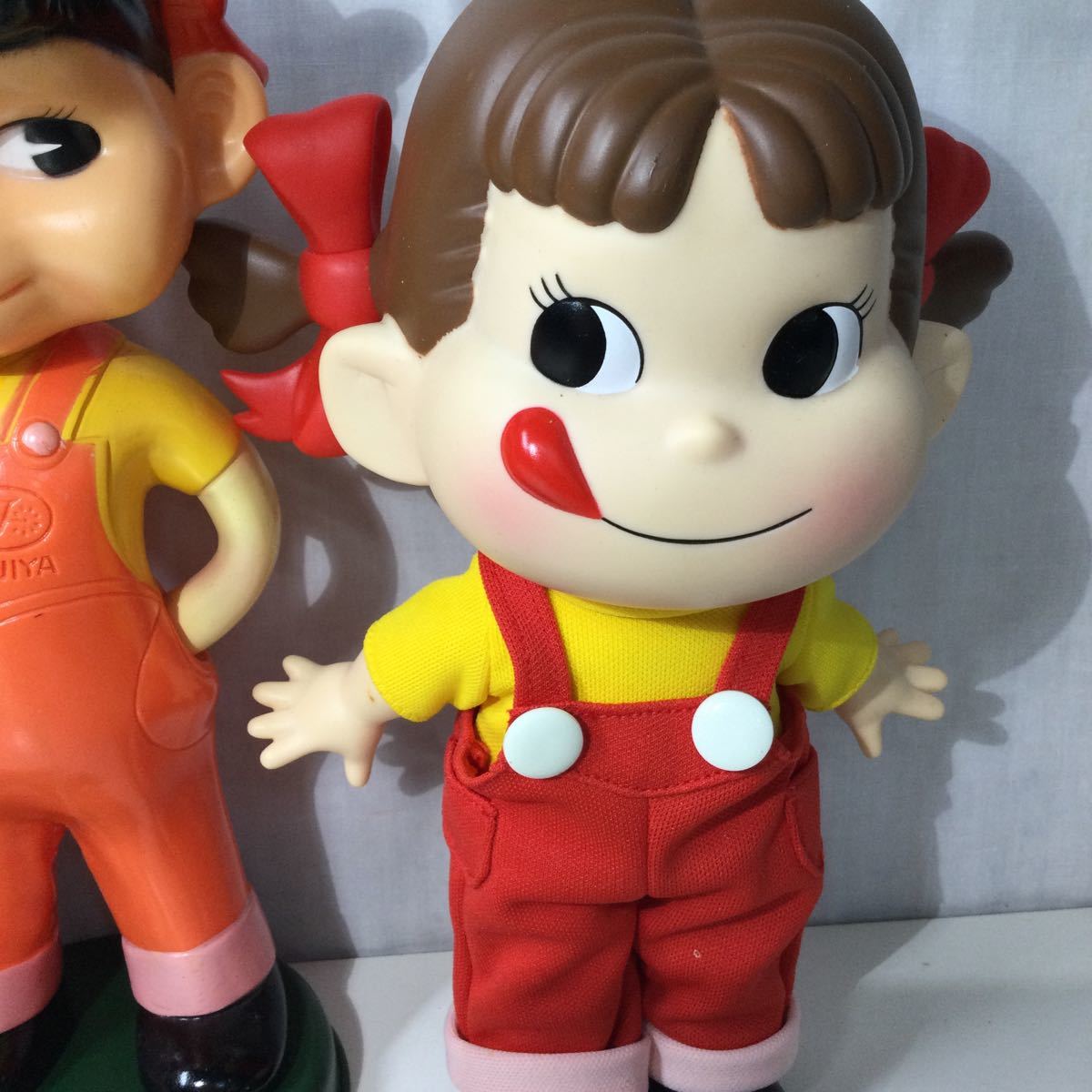 保管品】不二家 ペコちゃん セット売り 当時物 フィギュア ぬいぐるみ