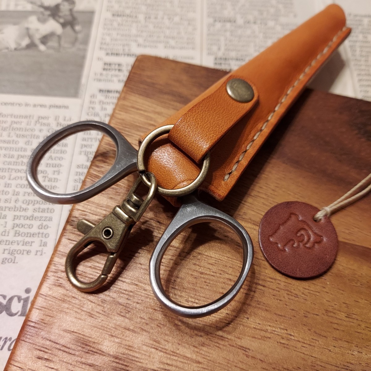 F フォーセップ ホルダー ケース 本革 栃木レザー ハンドメイド ライト