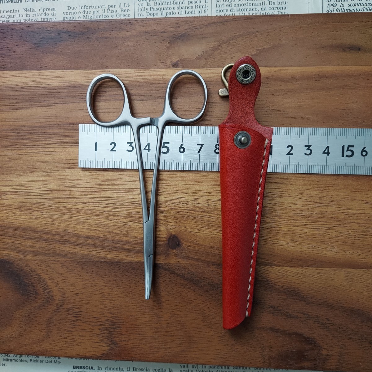 F フォーセップ ホルダー ケース 本革 栃木レザー ハンドメイド ライト