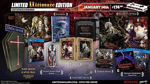 極レア・ 豪華版[PS4]Castlevania Requiem Ultimate Edition[北米版