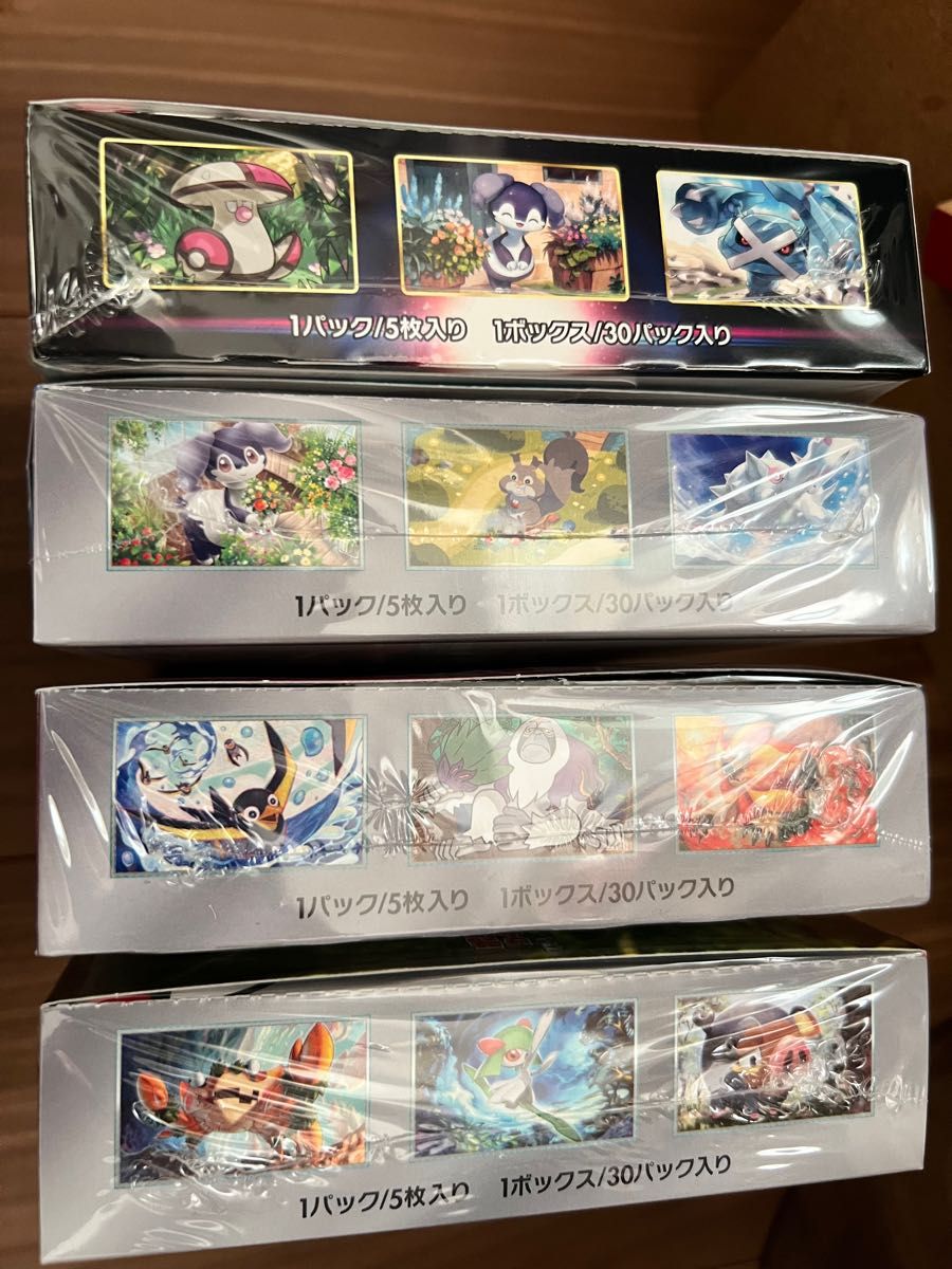 ポケカ シュリンク付き バイオレットex スカーレットex トリプレット
