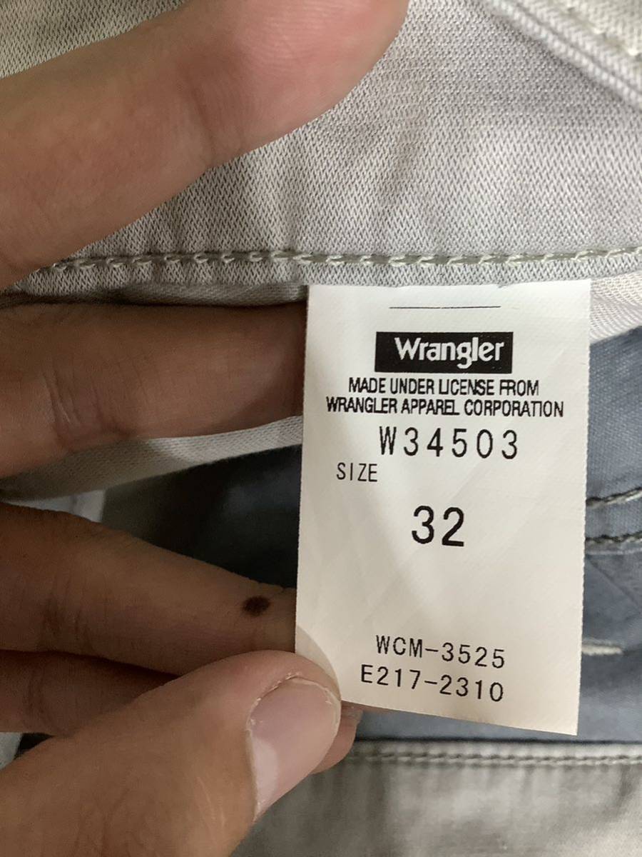 P-1027 Wrangler ラングラー W34503 カラーパンツ W32 グレーの画像5