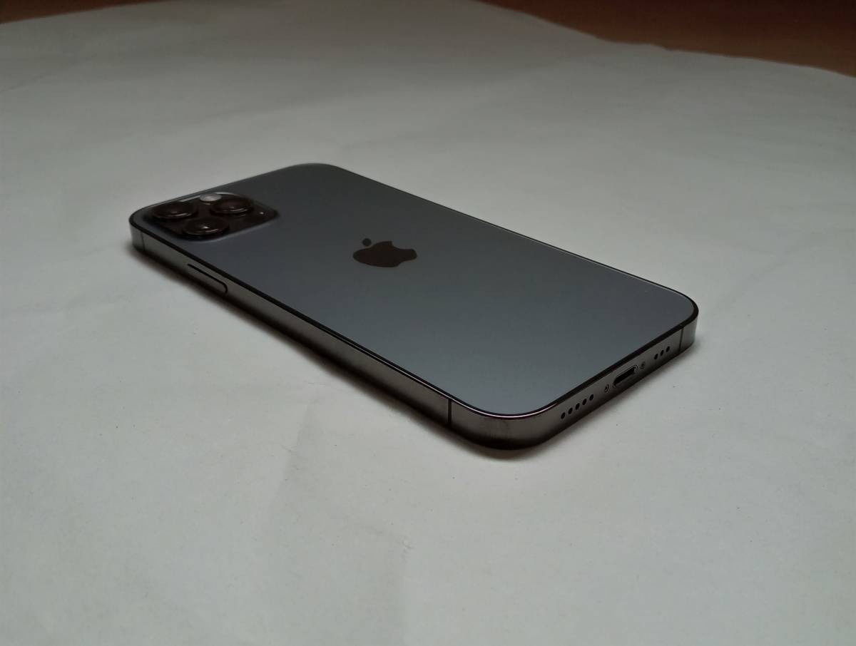 送料無料 超美品 iPhone 12 Pro 256GB SIMフリー グラファイト