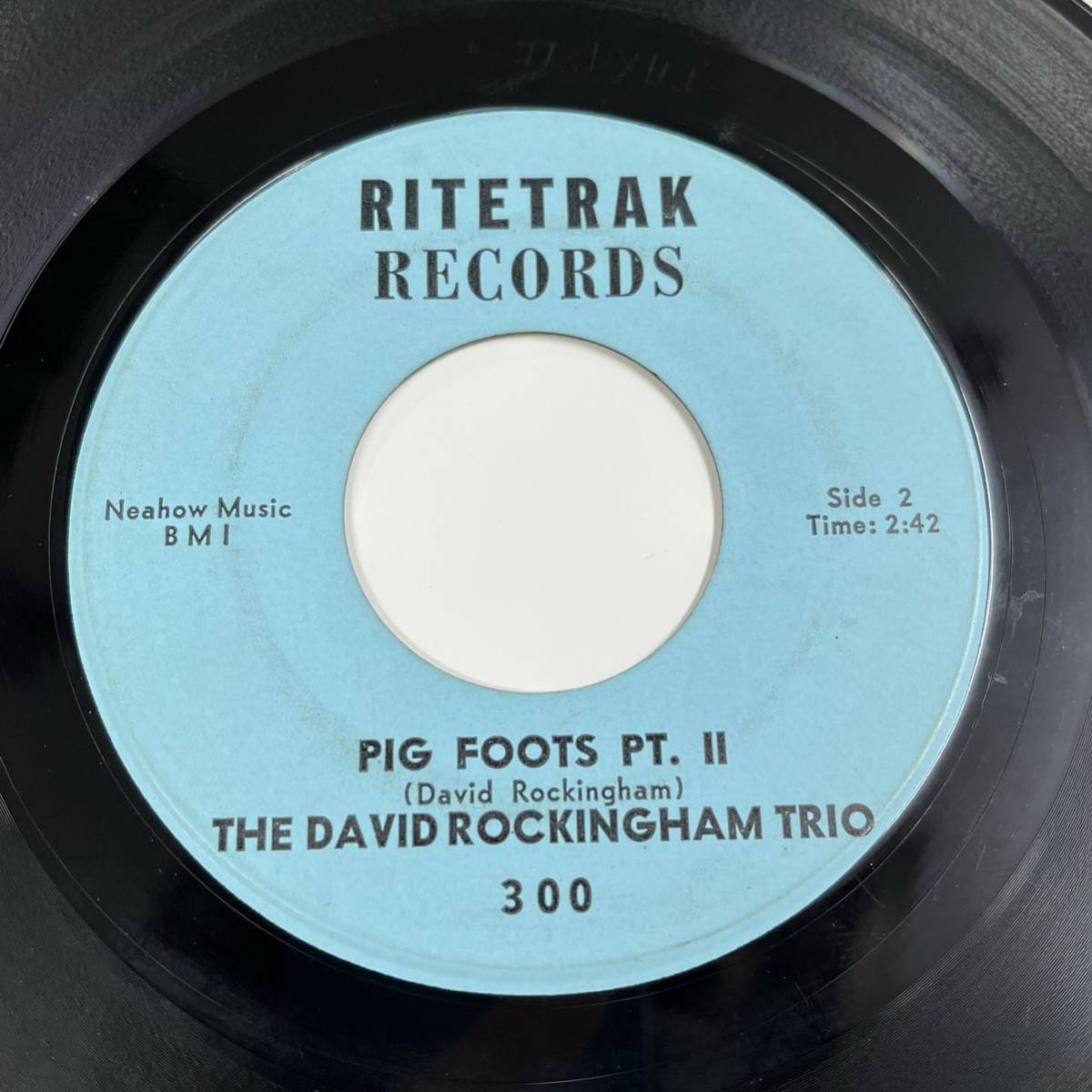 45 7inch / THE DAVID ROCKINGHAM TRIO / PIG FOOTS PT.Ⅰ・Ⅱ c141_画像1