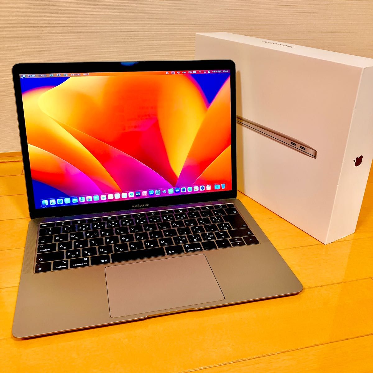 【美品】 MacBook Air 2018 Office付 / Windows11 PRO