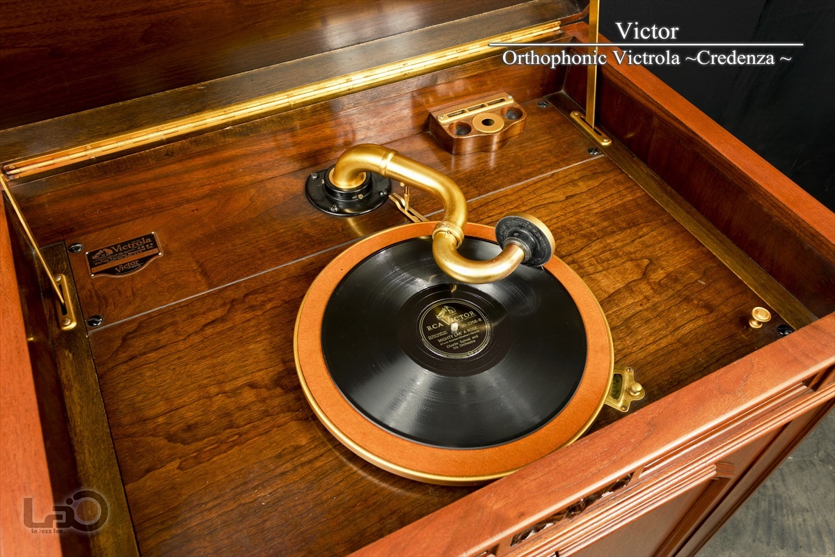 ２ шт.  дверь 　VICTOR  Victor  ... *  ... Victrola Credenza SP для пластинок   максимальный ... звук ... AC электрический ...