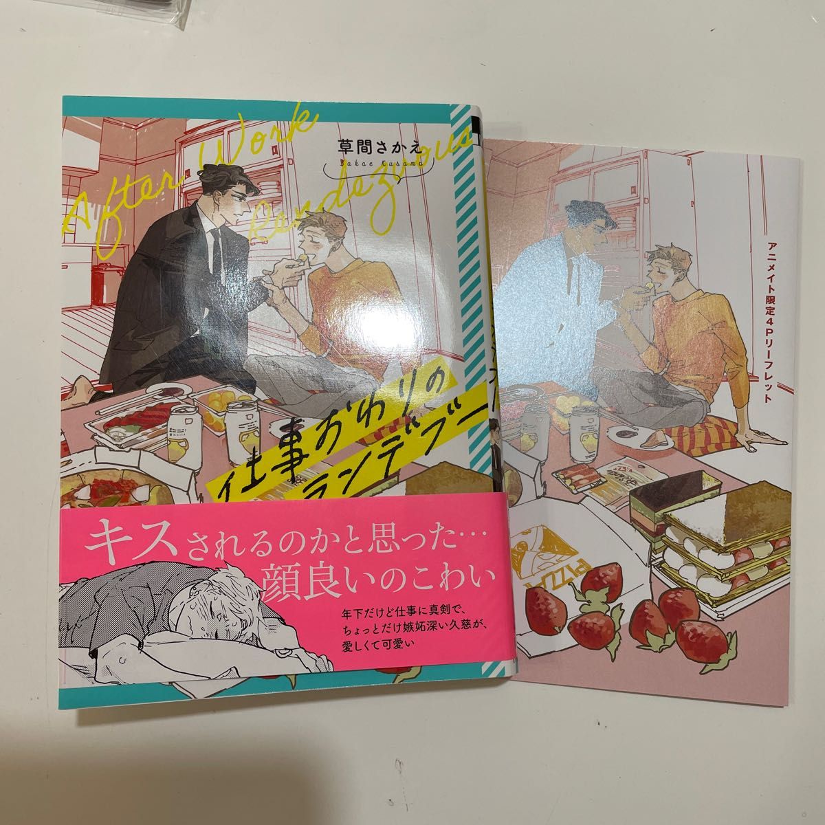 新刊 仕事おわりのランデブー 草間さかえ アニメイトリーフレット付き