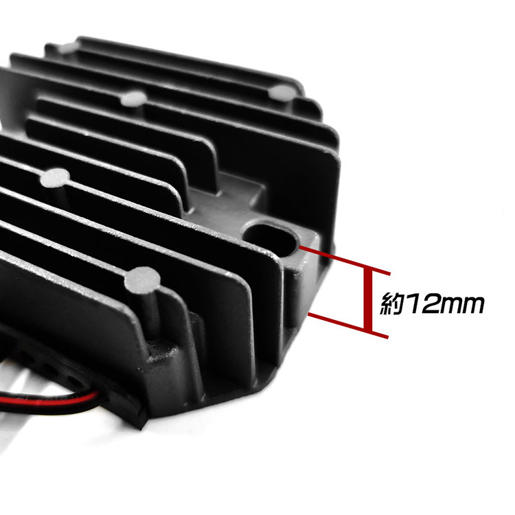 ヤマハSR125(4WP)/マジェスティ(4HC)/カワサキKDX125/250/スカイウェイブ-250(CJ41A/42A)/400(CK41A/42A)/GSX-R400/DR250 レギュレーター_画像3