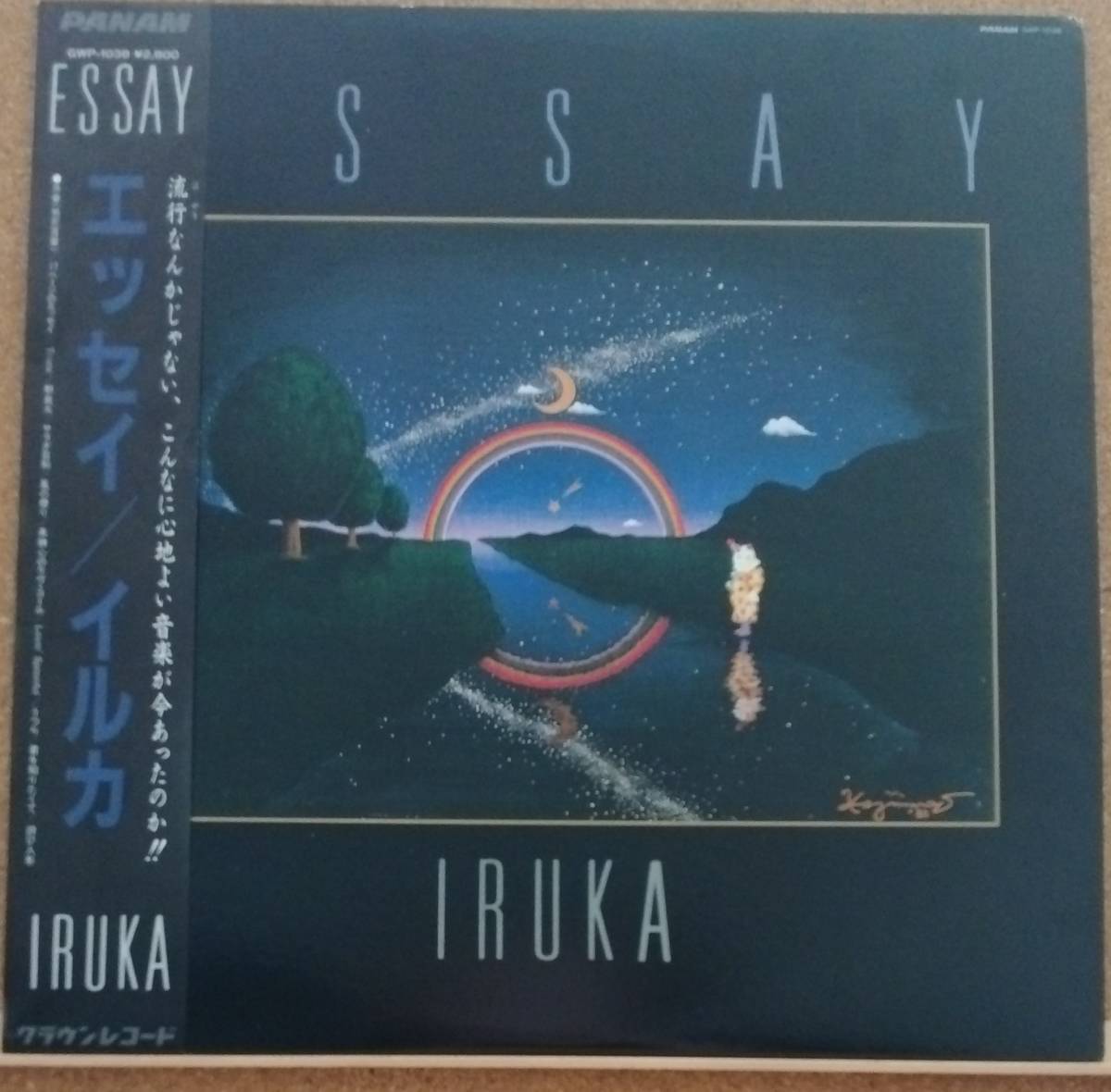 LP(帯付き) イルカ IRUKA / エッセイ ESSAY～流行なんかじゃない、こんなに心地より音楽が今あったのか！！～【同梱可能6枚まで】0628_画像1