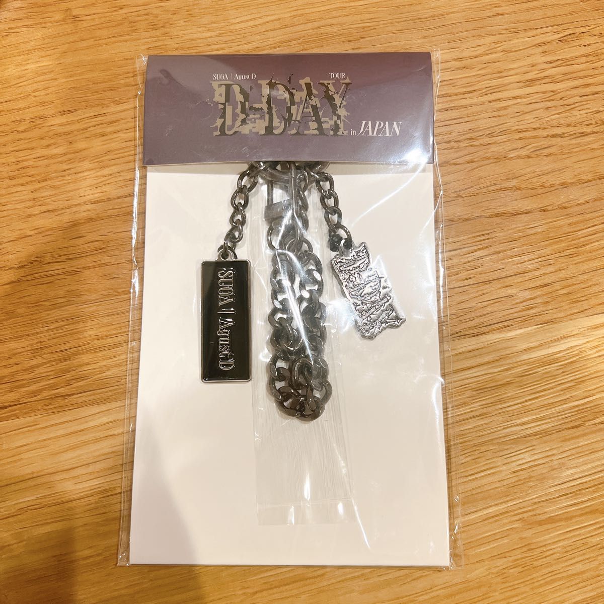 公式品 新品 AgustD D-DAY ユンギ SUGA 日本限定 チェーンホルダー キーリング キーホルダー ツアーグッズ