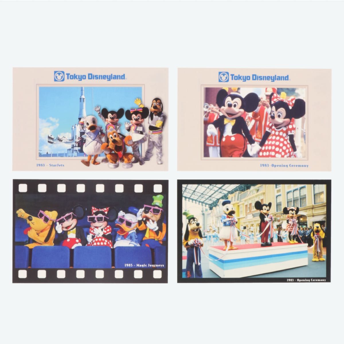 ディズニー 40周年 ポストカードセット 20枚 ミッキー レトロ 新品未 