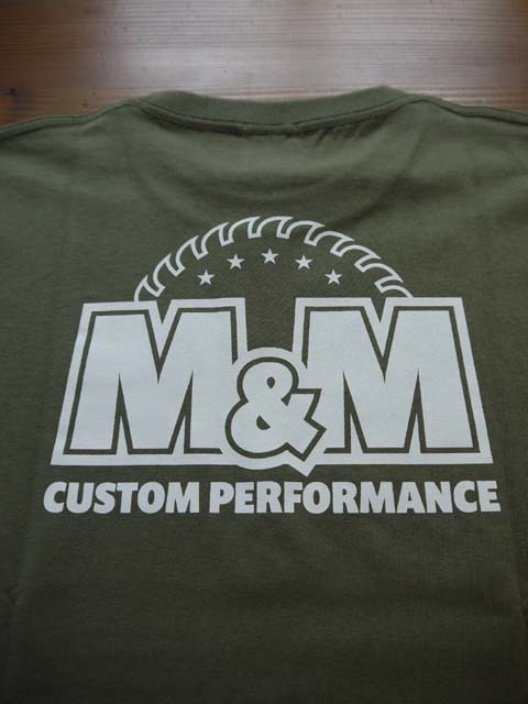 本命ギフト M&M T-SHIRT(23-MT-005)/L.OLIVE/XLsize/新品・未使用 S/S