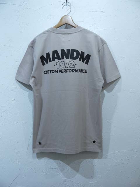 競売 M&M T-SHIRT(23-MT-012)/S.PINK/Msize/新品・未使用品 S/S PRINT