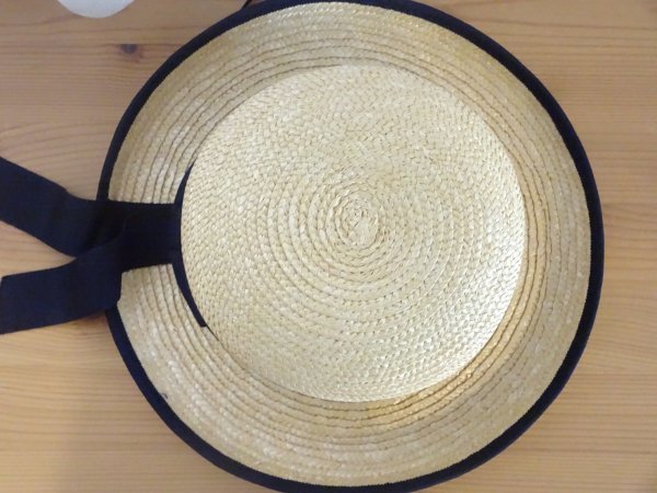 ！レディース・ガールズ！麦わら帽子　紐付　スタイルハット サイズ５４cm〜５６cm　キャップ　帽子_画像7