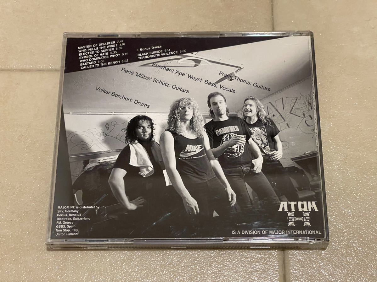 □ACCUSER - Who Dominate Who? Atom H Records Atom H008 1990年