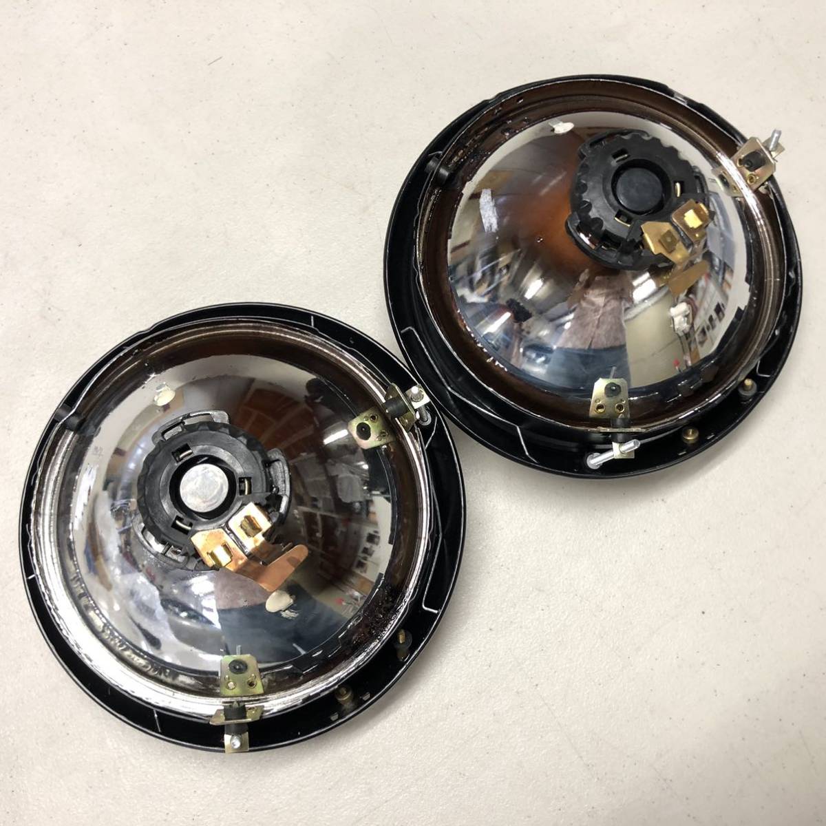  air cooling VW Karmann-ghia head light euro specification pair angle tail li production new goods unused 