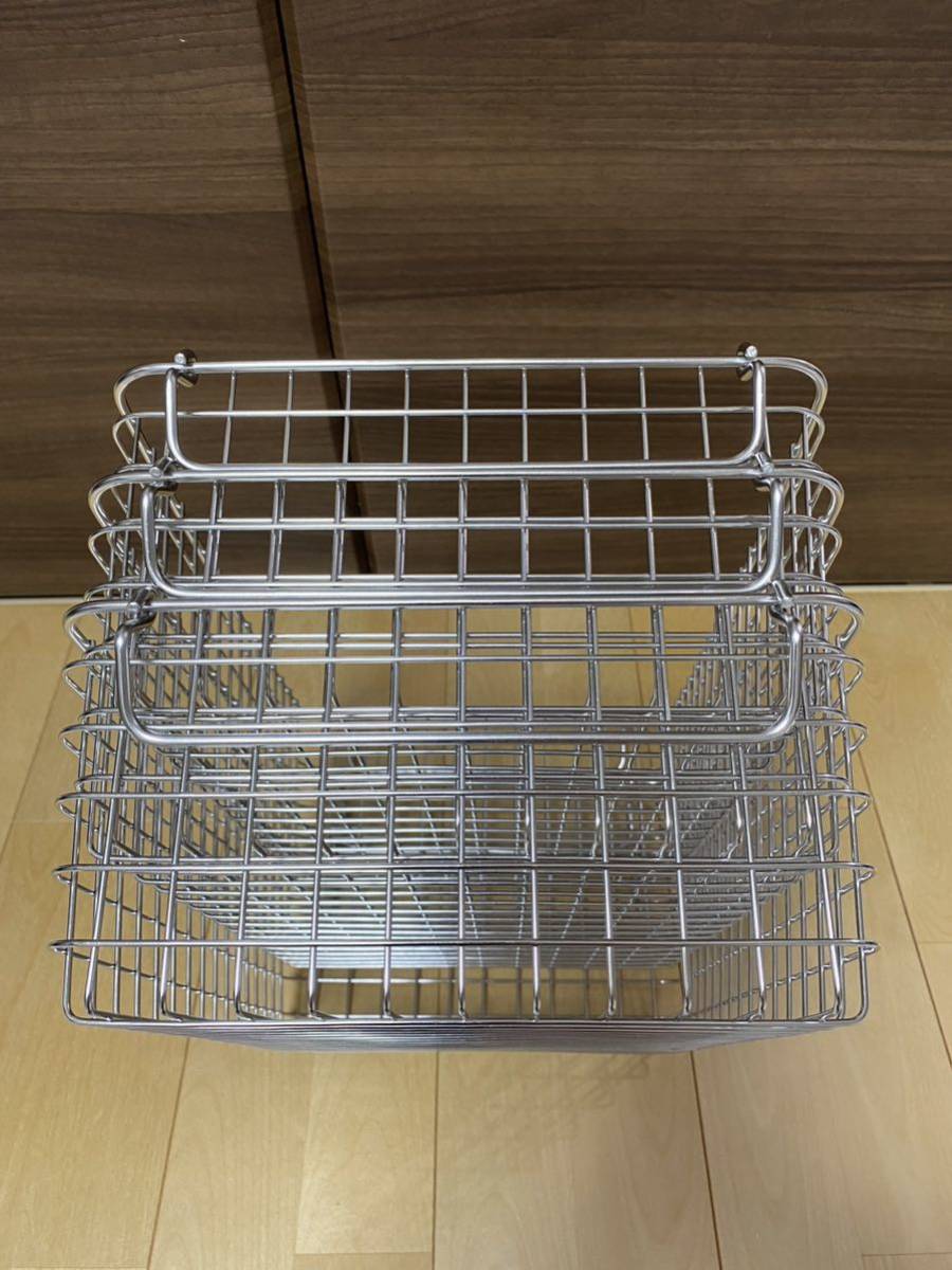 無印良品 ステンレスワイヤーバスケット3 3個セット MUJI 無印良品 ステンレスワイヤーバスケット3 3個セット MUJI