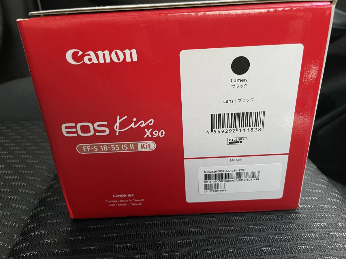 新品未使用品 EOS Kiss X90 EF-S18-55 IS II レンズキット