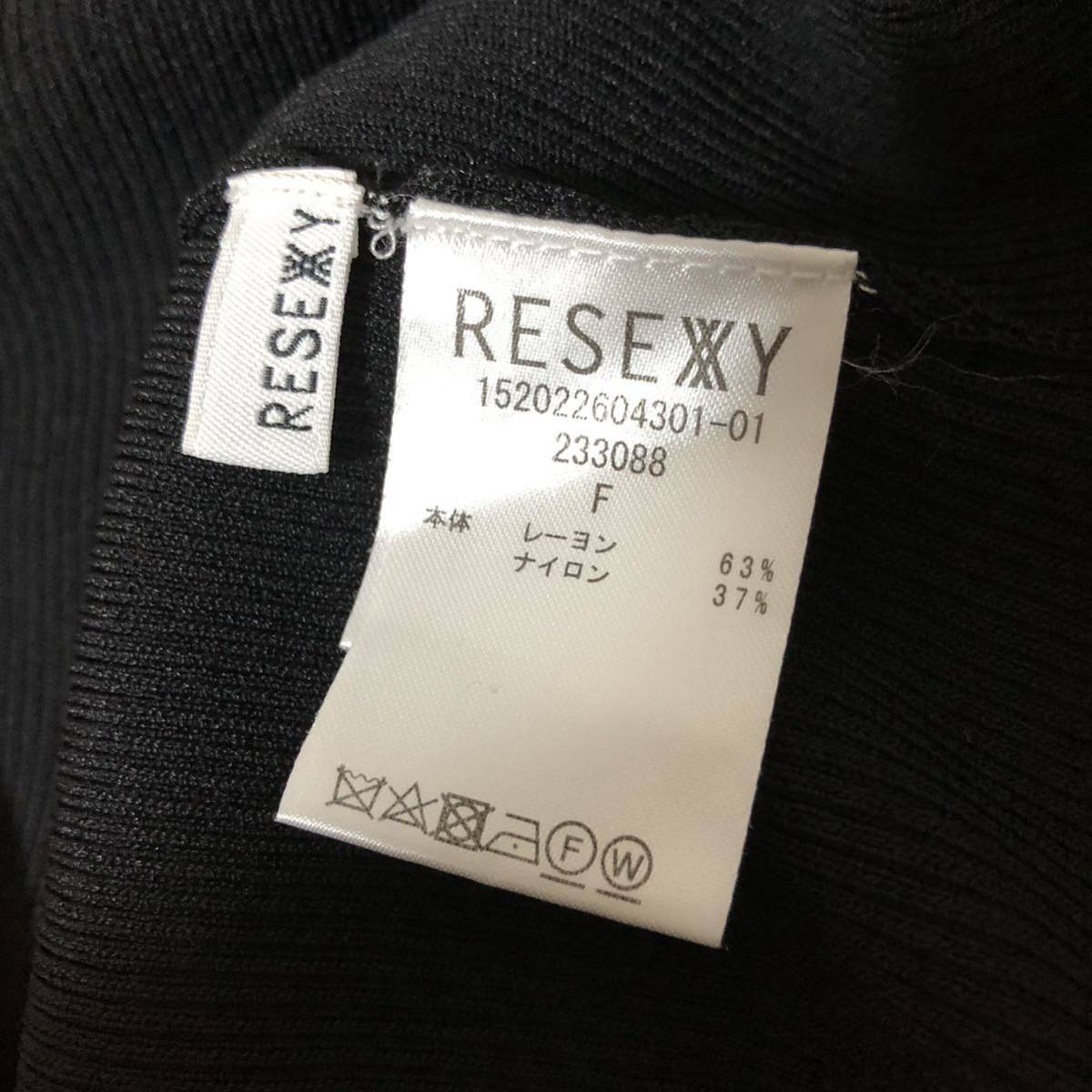 RESEXXY リゼクシー 2WAYチョーカー　半袖　トップス　ブラック_画像9