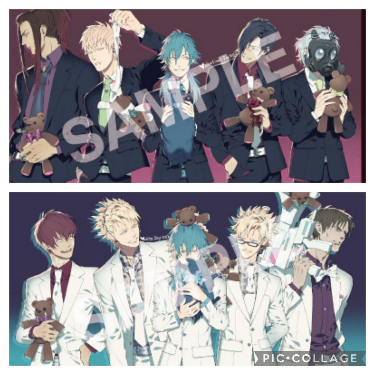 DRAMAtical Murder ドラマティカルマーダー ブランケット 2枚セット ホワイトデー バレンタイン 蒼葉 USED