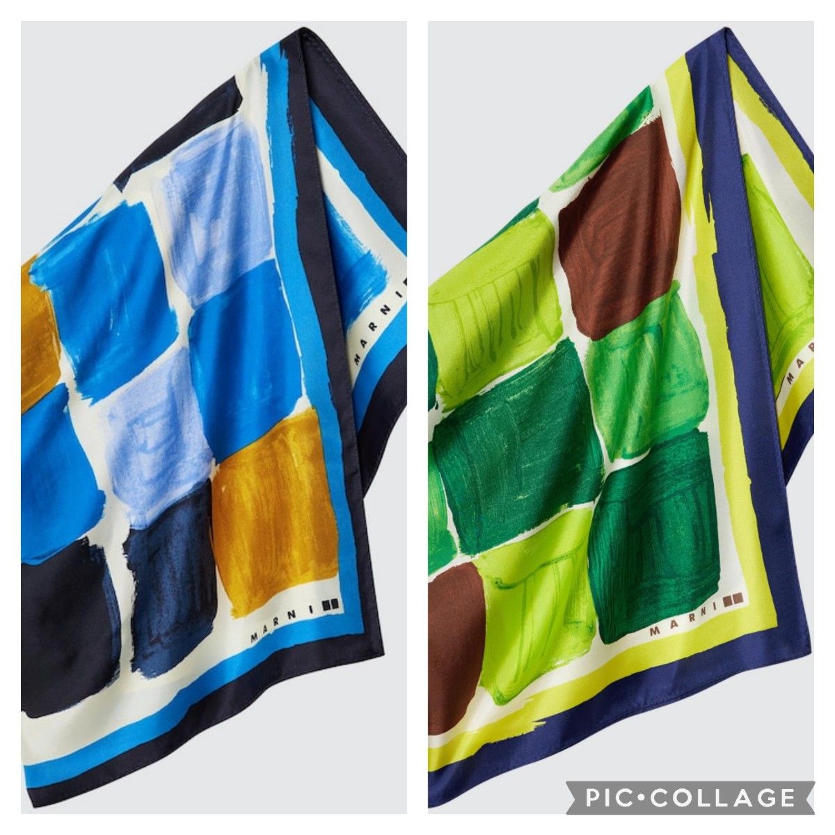 UNIQLO ユニクロ MARNI マルニ シルクフロシキスカーフ シルク UNIQLO ユニクロ MARNI マルニ シルクフロシキスカーフ シルク