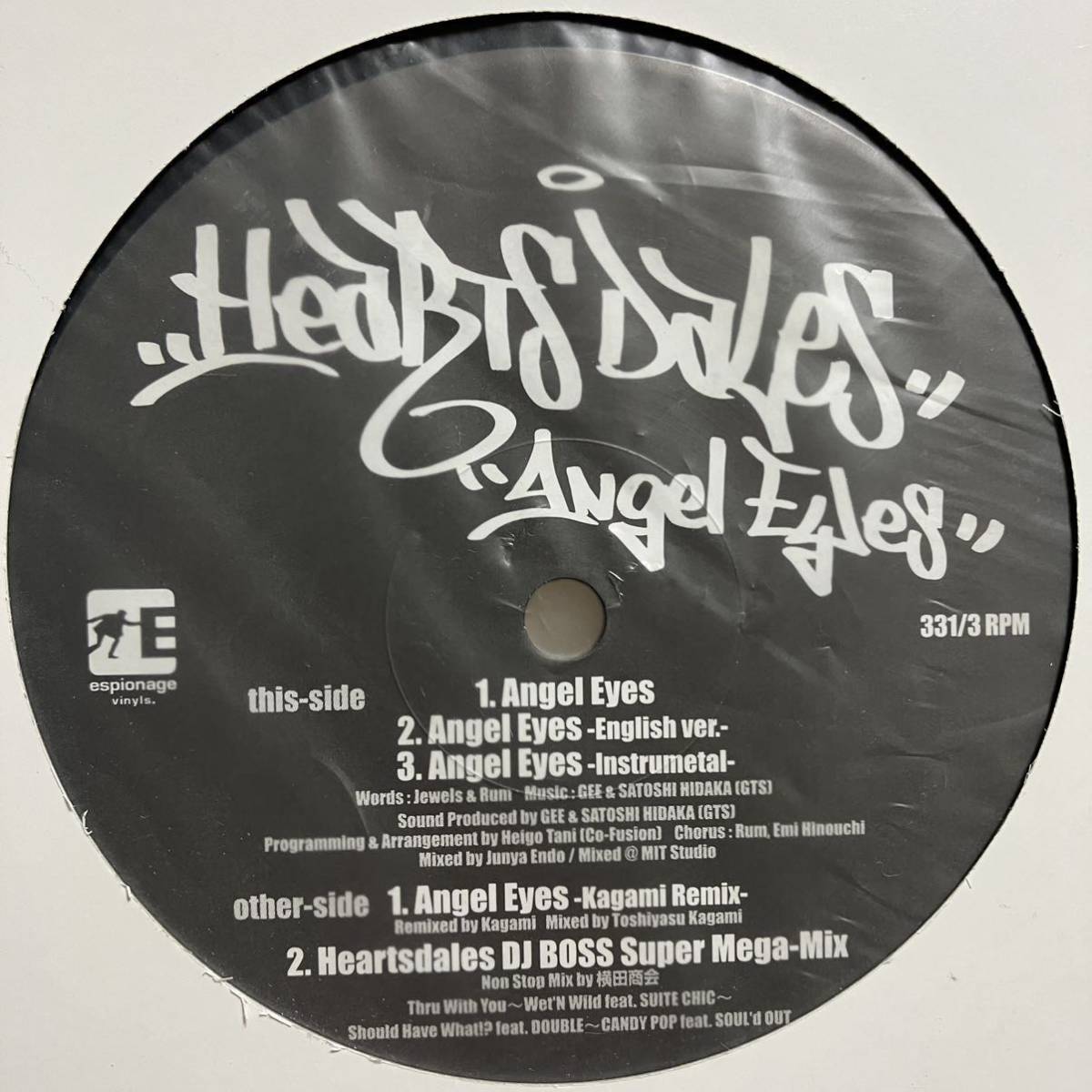 【激レア】Heartsdales / Angel Eyes Kagami Remix DJ BOSS Super Mega-Mix_画像1