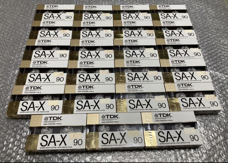 TDK カセットテープ 未開封 未使用 SA-X46 1本 SA-X60 1本 SA-X90 23本