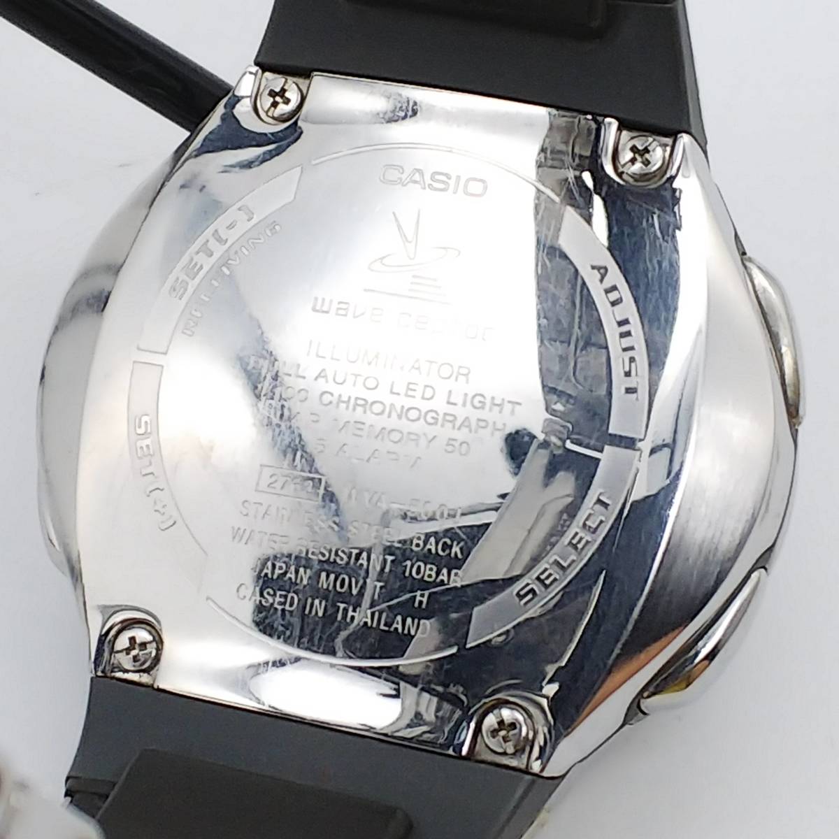 送料無料【電波ソーラー】★カシオ★CASIO★ウェーブセプター★タフソーラー★クロノグラフ★WVA-500J★メンズ/腕時計/アナデジ/クォーツ