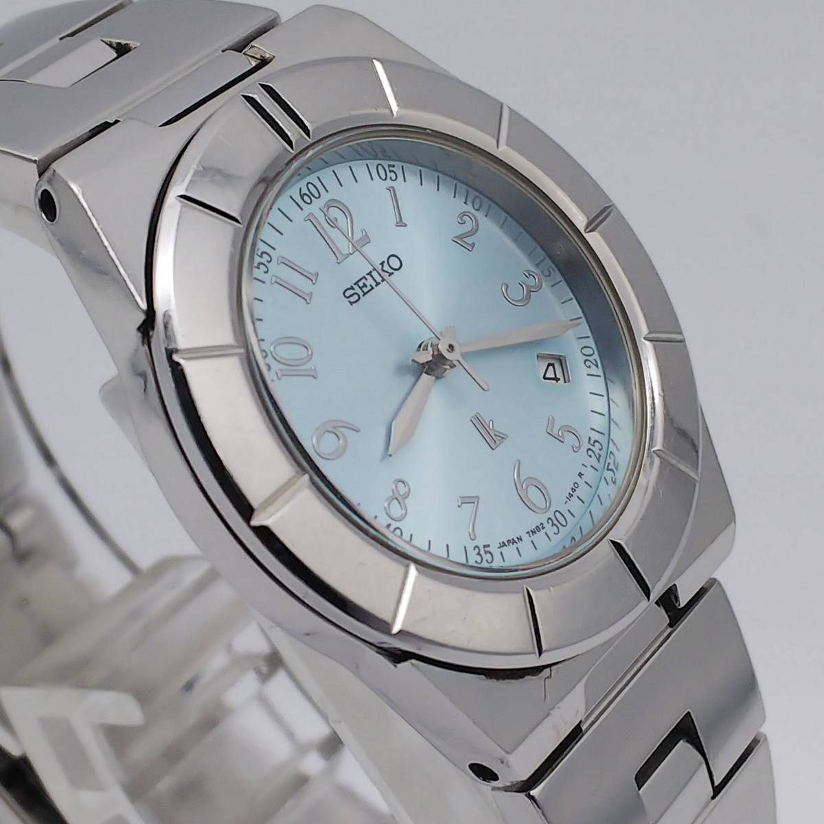送料無料【電池交換済】 セイコー SEIKO ルキア LUKIA 空色 7N82-0620