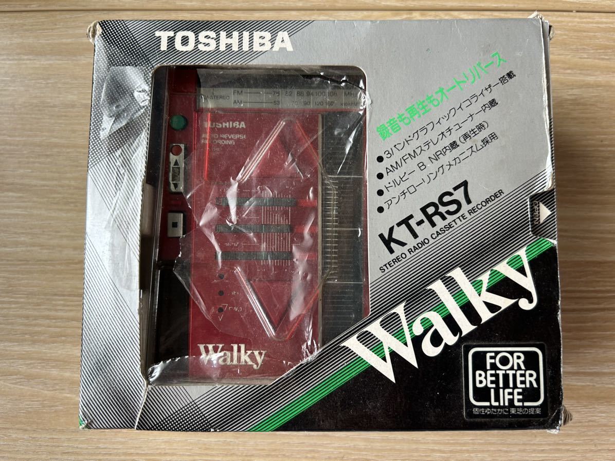東芝 Walky KT-RS7 赤 ジャンク | JChere雅虎拍卖代购