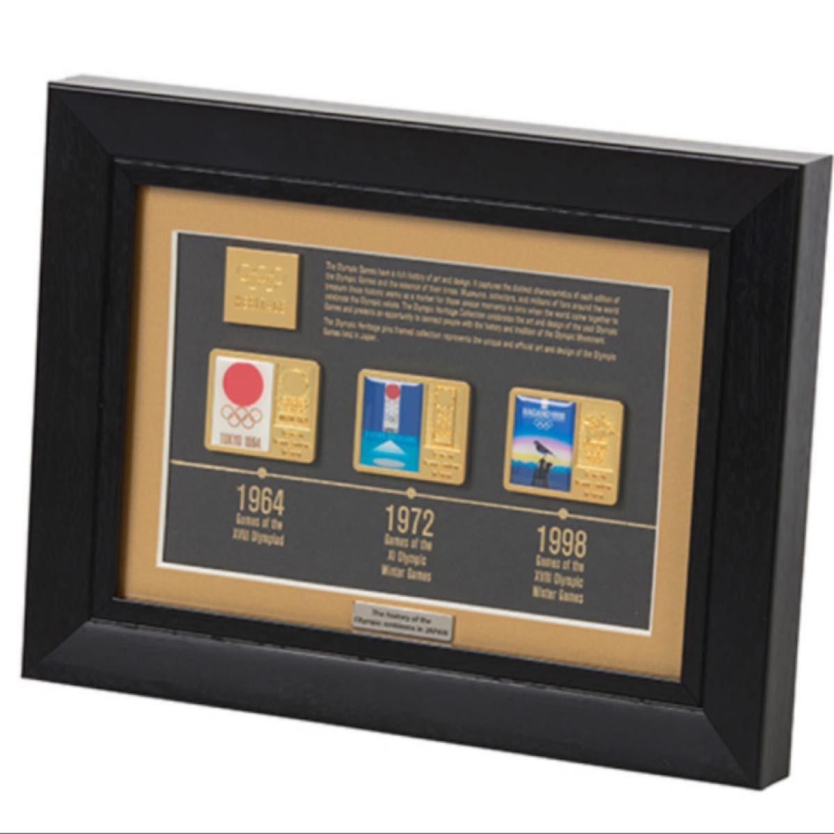 未使用新品 Olympic Heritage 額装ピンズコレクション 東京 未使用新品 Olympic Heritage 額装ピンズコレクション 東京