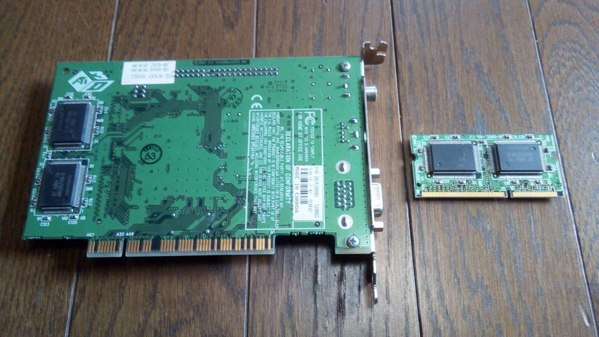 ATI 3D Rage pro 8MB PCI メモリ増設済|Yahoo!フリマ(旧PayPay ATI 3D Rage pro 8MB PCI メモリ増設済|Yahoo!フリマ(旧PayPay