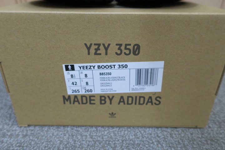 国内正規品！adidas YEEZY BOOST 350 Pirate Black 26.5cm US8.5 新品 黒 アディダス イージー ブースト BB5350 2023 OG V2 slide 500 700