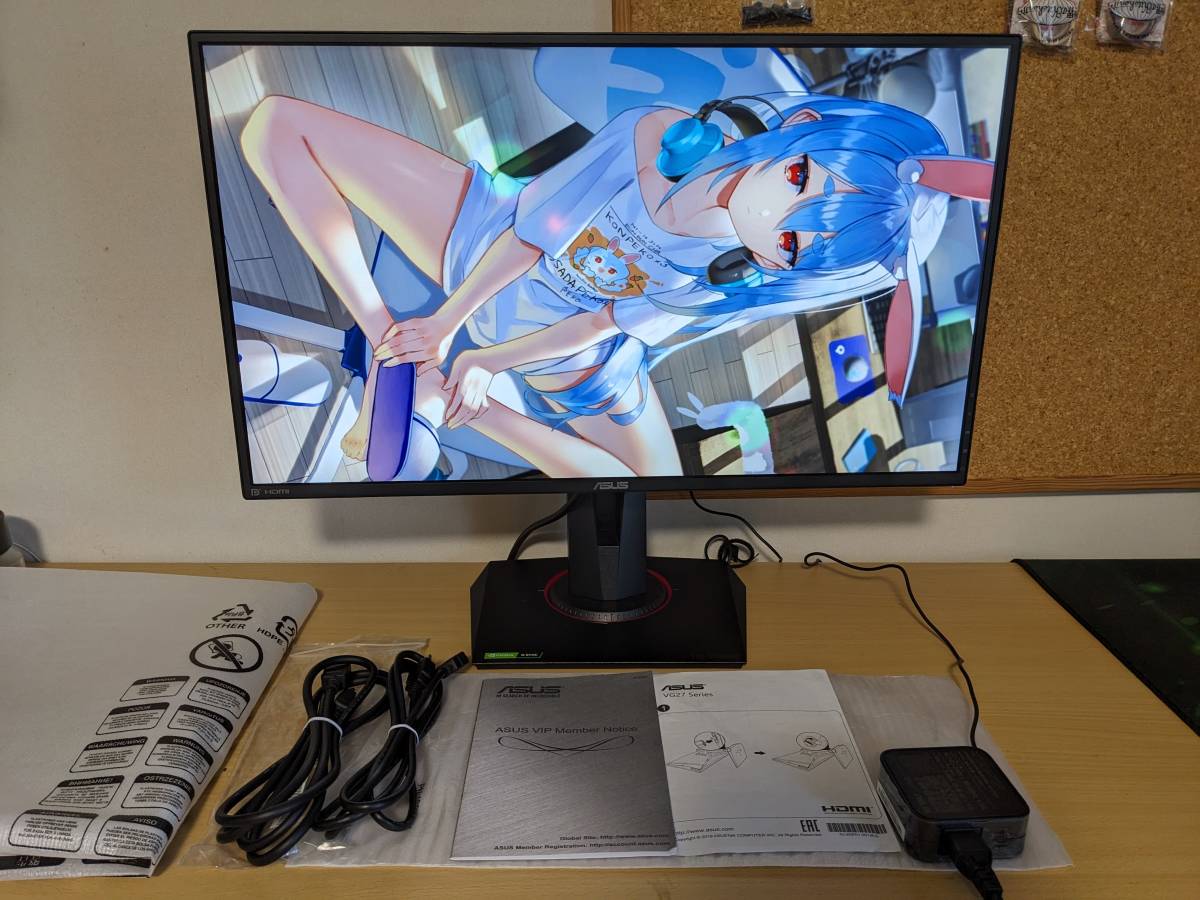 男女兼用 WQHD 165Hz VG27AQ Gaming TUF ASUS IPS ディスプレイ 液晶