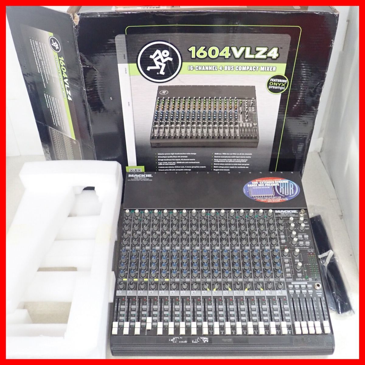 ☆MACKIE アナログミキサー 1604-VLZ PRO 16ch コンパクトミキサー