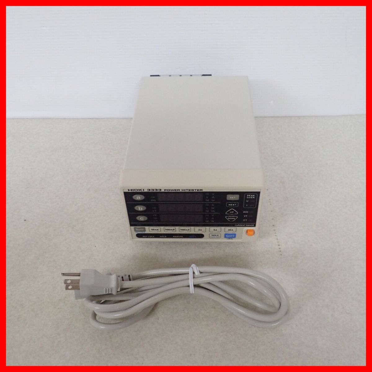 ☆HIOKI 電力計 パワーハイテスタ3333 2台セット 日置電機 ジャンク