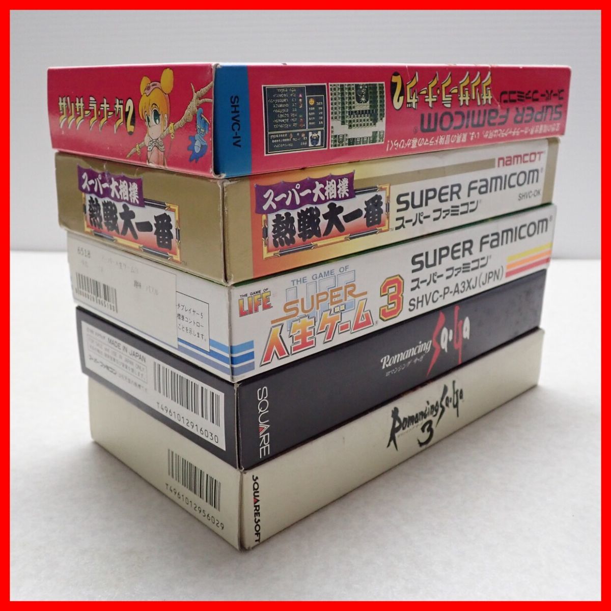 SFC ロマンシング サガ3 未使用品 10本セット 輸送箱付 売る 本・音楽