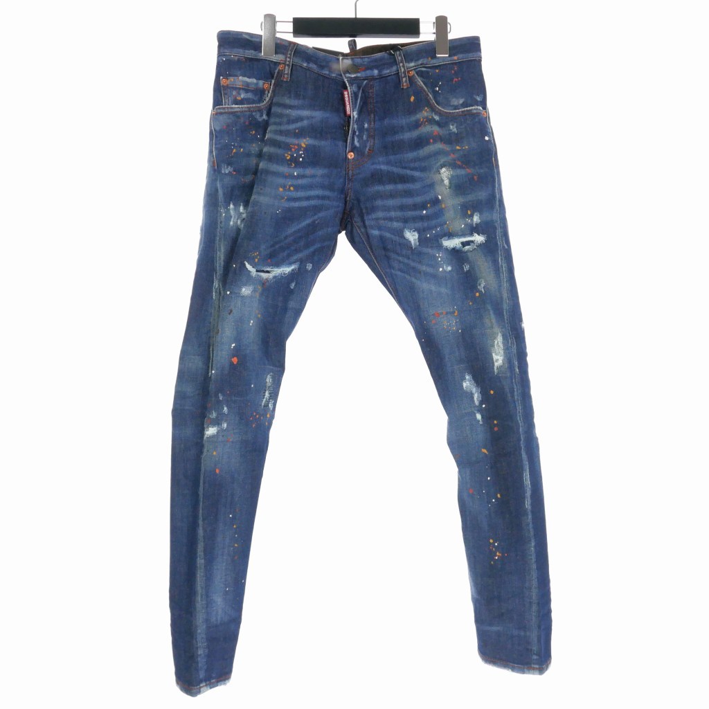 最安値で SLIM 16AW ディースクエアード DSQUARED2 JEAN インディゴ