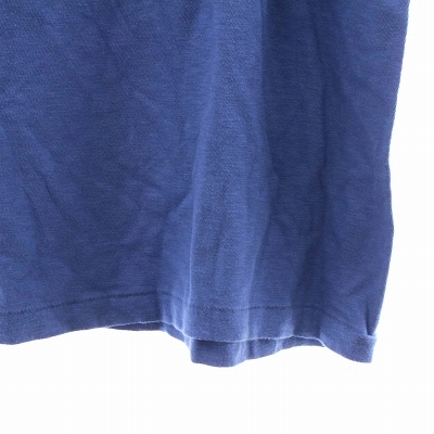 ティーエムティー TMT チャンピオン champion Tシャツ カットソー 半袖 クルーネック FLORIDA USED加工 L 青 ブルー 白 ホワイト_画像5
