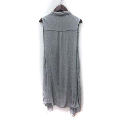  Ined INED the best gilet topa-9 gray /YI lady's 