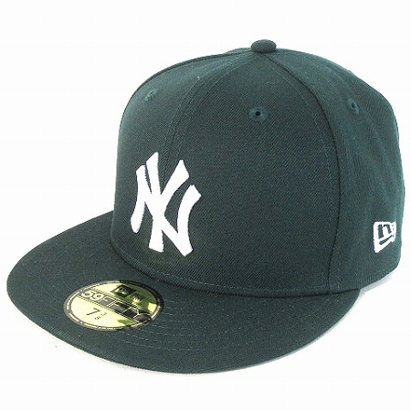 ニューエラ NEW ERA キャップ 59FIFTY GENUINE MERCHANDISE MLB オンフィールド ニューヨーク ヤンキース 帽子 緑 グリーン 7 3/8 58.7cm_画像1