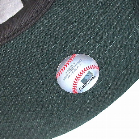ニューエラ NEW ERA キャップ 59FIFTY GENUINE MERCHANDISE MLB オンフィールド ニューヨーク ヤンキース 帽子 緑 グリーン 7 3/8 58.7cm_画像7