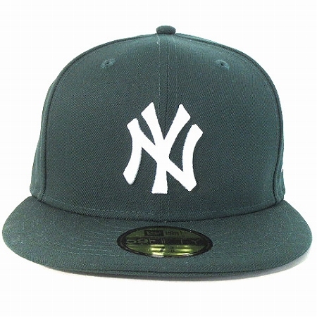 ニューエラ NEW ERA キャップ 59FIFTY GENUINE MERCHANDISE MLB オンフィールド ニューヨーク ヤンキース 帽子 緑 グリーン 7 3/8 58.7cm_画像2