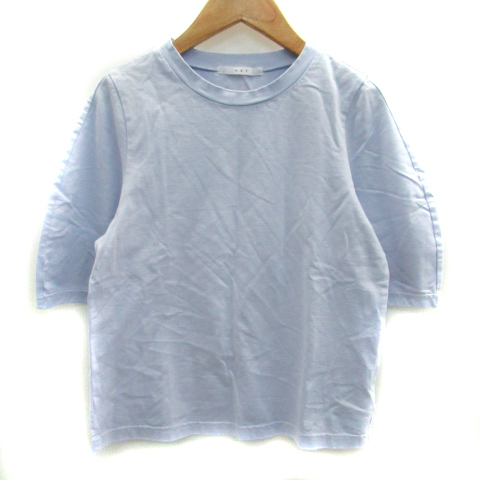  Kei Be efKBF Urban Research футболка cut and sewn короткий рукав раунд шея одноцветный ONE синий голубой /SM1 женский 