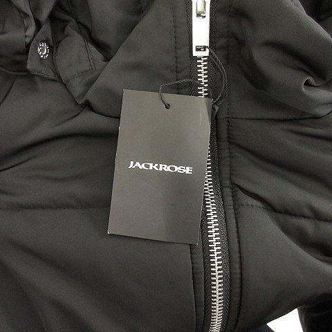 未使用品 ジャックローズ Jackrose フード 中綿ジャケット 26557 大きいサイズ XL 黒 ブラック メンズ_画像4