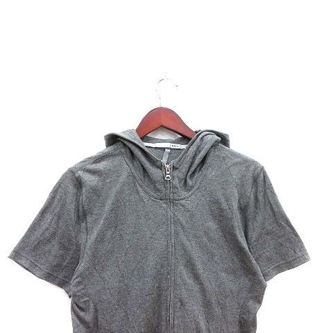 e- Be X abx Parker Zip up short sleeves 2 gray /YK lady's 