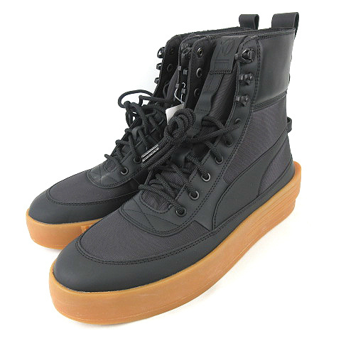 未使用品 プーマ PUMA Xo Parallel 2.0 The Weeknd Black Gum 367177-01 US9.5 27.5cm パラレル 2.0 ブラック スニーカー ブーツ 靴 黒 メ_画像1