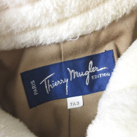 ティエリーミュグレー THIERRY MUGLER ノースリーブ ボア ウール