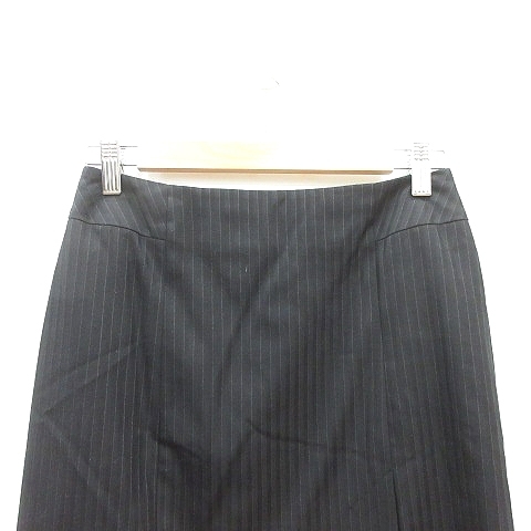  J &a-ruJ&R tight skirt knee height stripe M black black /MN lady's 