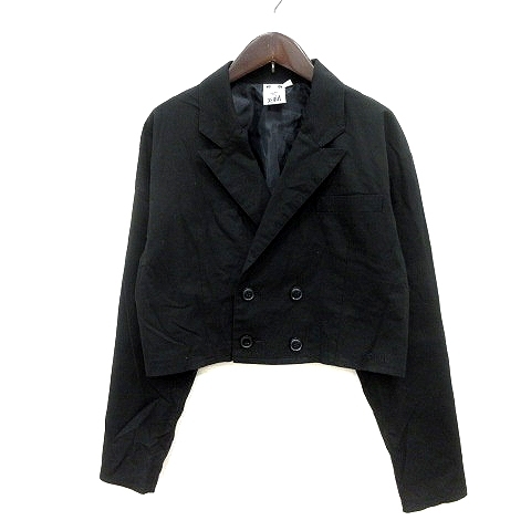  X-girl x-girl tailored jacket total lining double 1 black black /MN lady's 